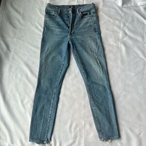 COH Olivia High Rise Button Fly Slim Ankle Jean